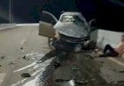 Menor de 14 anos pega S10 do pai e a destrói em viaduto em MT