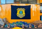 Caminhoneiro é preso com mais de 200 kg de drogas em carga de madeira em General Carneiro
