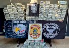 Forças de segurança apreendem 250 quilos de cocaína e causam prejuízo de R$ 15 milhões às facções criminosas