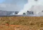 Incêndio em área rural de Campinápolis mobiliza prefeitura e cooperativa para conter avanço das chamas
