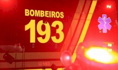 Trabalhador é resgatado após queda de 4 metros durante construção em Água Boa