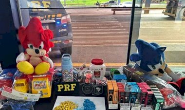 PRF flagra menor com drogas escondidas em ursinho de pelúcia