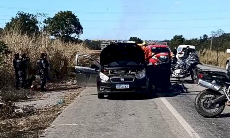 Acusado de roubo reage e morre em confronto com a PM na BR-070