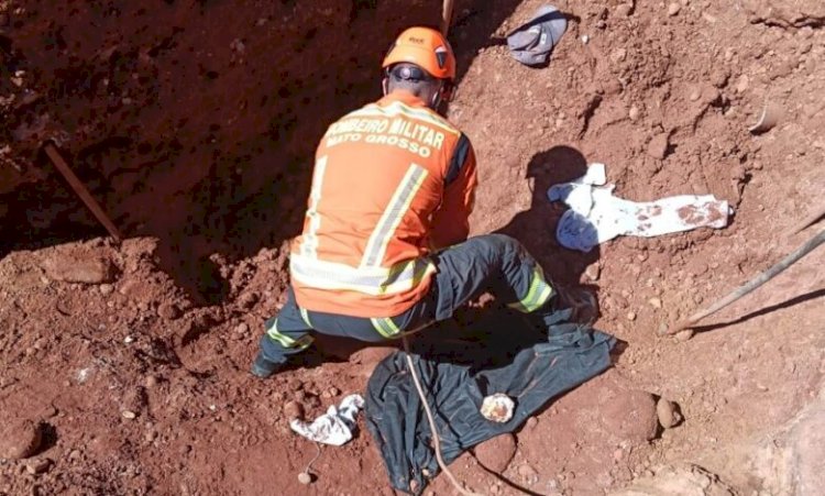 Três operários são soterrados durante troca de tubulação; um morre