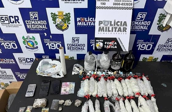 Polícia descobre laboratório de drogas sintéticas e prende quadrilha em Barra do Garças